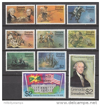 Grenada Grenadines     Scott No. 91-100     Mnh   Year  1975 - Grenada (1974-...)