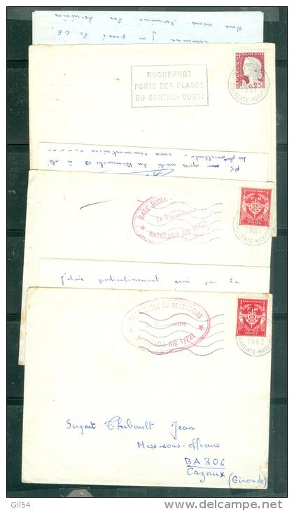 lot de 40 lac, correspondances d'un soldat français 1960/1962, quelques lettres avec cachets AFN  aoa20