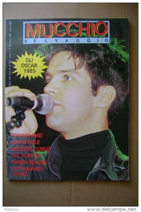 PCO/11 MUCCHIO SELVAGGIO N.98 - 1986/Lloyd Cole/Ruben Blades/Hoodoo Gurus/Pete Townshend - Musik