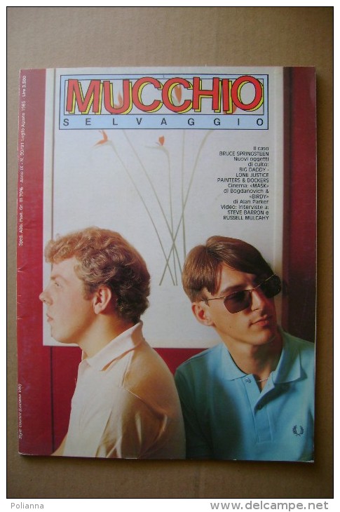 PCO/13 MUCCHIO SELVAGGIO N.90-91 - 1985/Bruce Springsteen/Film : Bird/Lone Justice/Elliot Murphy/Miles Davis/Bogdanovich - Música