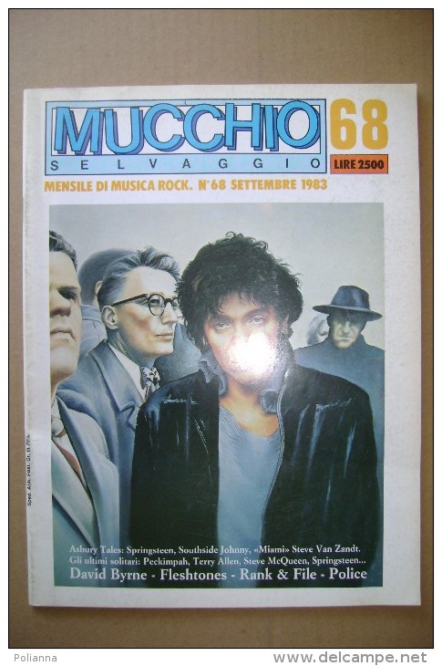 PCO/17 MUCCHIO SELVAGGIO N.68 - 1983/David Byrne/Andy Summers/Police/Fleshtones/Buzz Ant The Flyers/Mc Tell/Asbury Tales - Musica