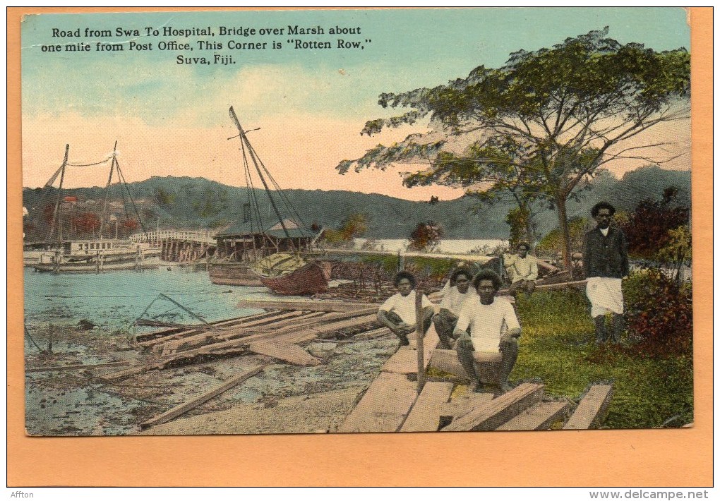 Suva Fiji 1921 Postcard - Fidji