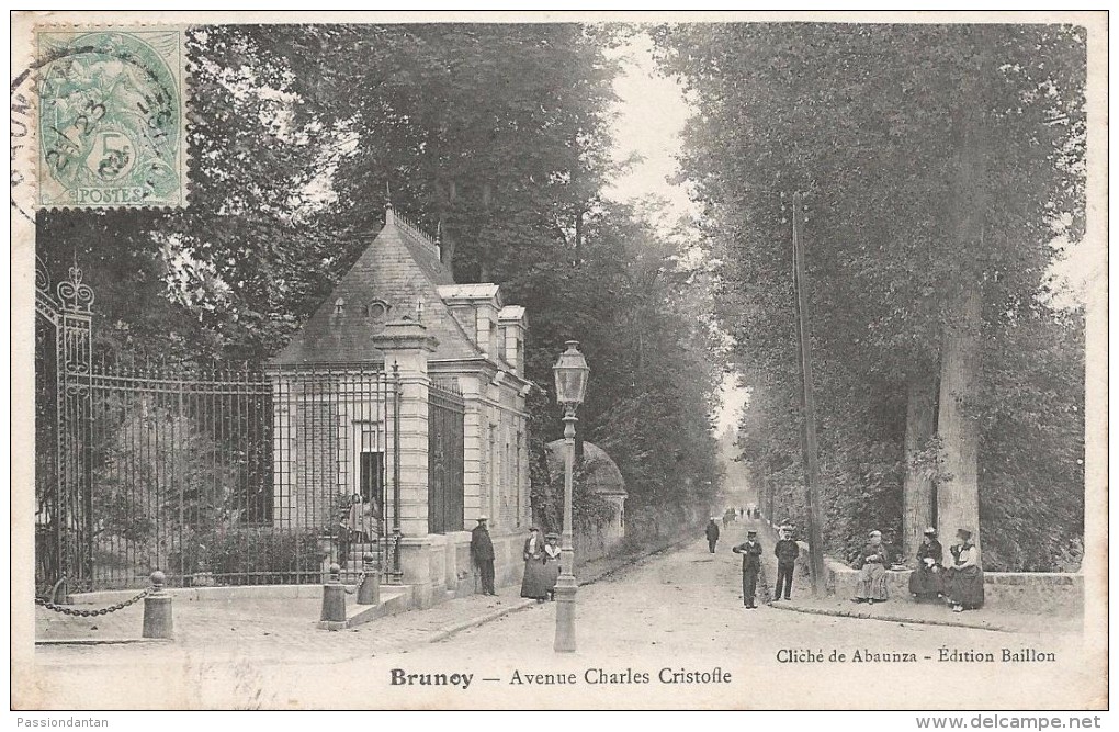 CPA Brunoy - Avenue Charles Cristofle - Brunoy