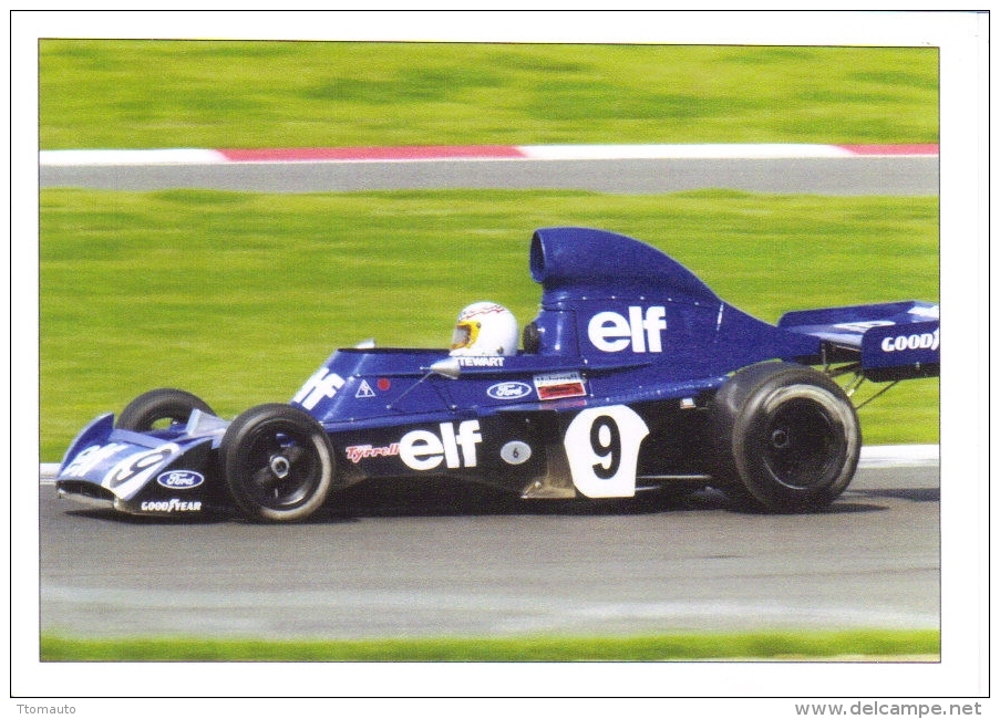 Jackie Stewart  -  Tyrrell 006 F1   -    Carte Postale - Grand Prix / F1