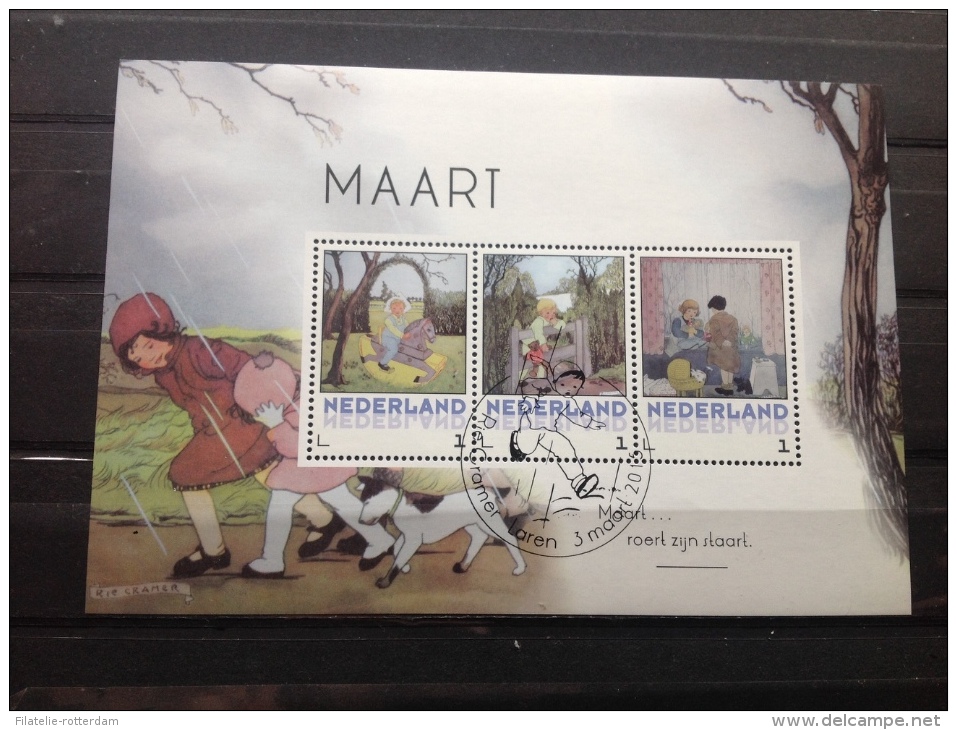 Nederland / The Netherlands - Block Maart Roert Zijn Staart 2015 NEW! - Gebraucht