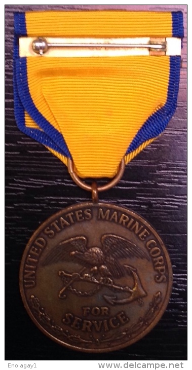 Medal - United States Marine Corps For Service China Relief Expedition 1900. - Estados Unidos