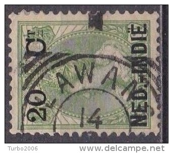 Ned. Indië: LAWANG Op 1900 Hulpuitgifte Zegels NL Overdrukt In Zwart 20 / 20 Ct  NVPH 34 - Nederlands-Indië