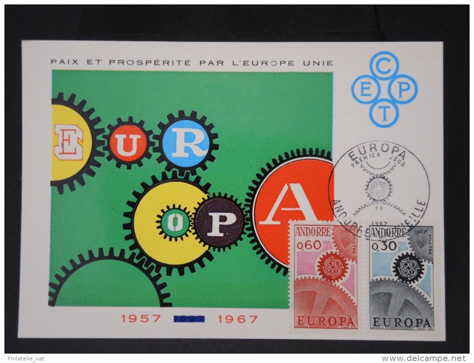 ANDORRE Français - Détaillons Collection - Petit Prix - Lot N° 5387 - Maximumkarten (MC)