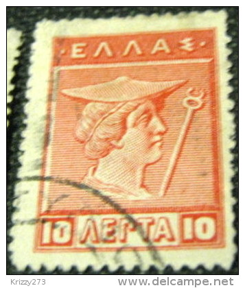 Greece 1913 Hermes Head 10l - Used - Unused Stamps