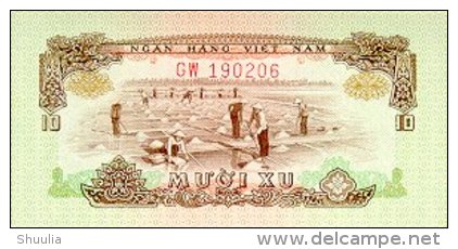 Vietnam South 10 Xu 1972 Pick 37 UNC - Vietnam