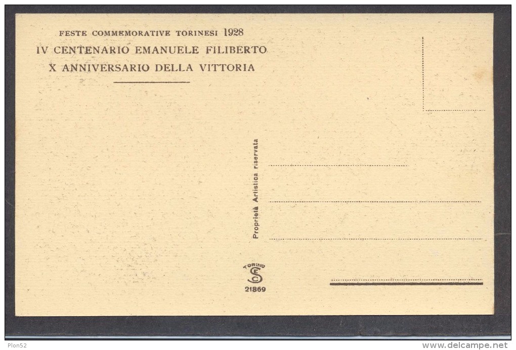 9374-TORINO NEL 1600-PLANIMETRIA DELLA CITTA'-FESTE COMMEMORATIVE TORINESI-1928-FP - Expositions