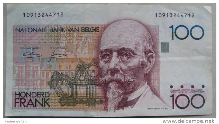 Belgien: 100 Francs / Frank ND (WPM 142) - 100 Franchi