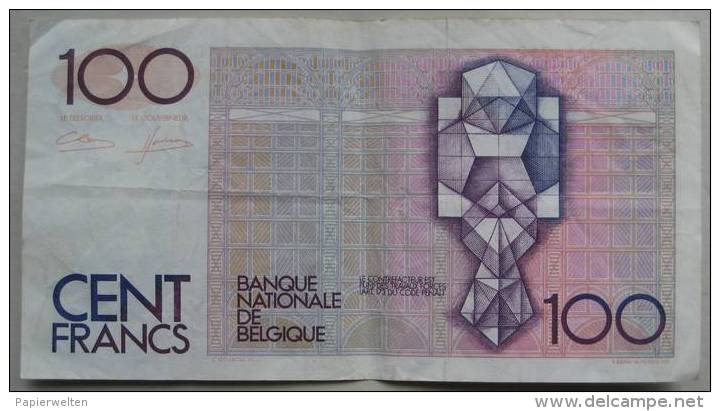 Belgien: 100 Francs / Frank ND (WPM 142) - 100 Francs