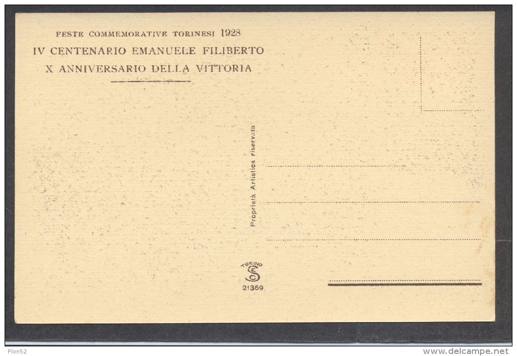 9380-TORINO NEL 1600-PALAZZO CARIGNANO-FESTE COMMEMORATIVE TORINESI-1928-FP - Expositions