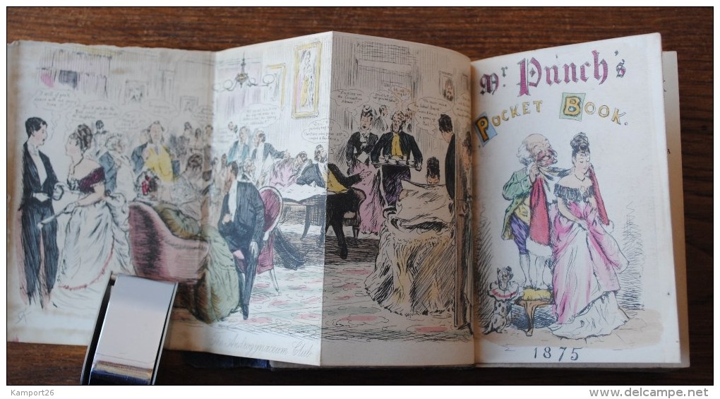 Mr. Punch's Pocket Book For 1875 British Satirical Magazine ALMANACH - Humour