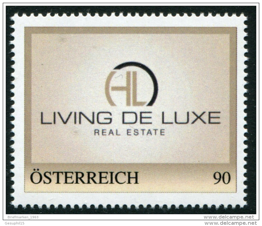 ÖSTERREICH / PM Nr. 8110626 / LIVING DE LUXE / 90 Cent / Postfrisch / MNH / ** - Personalisierte Briefmarken