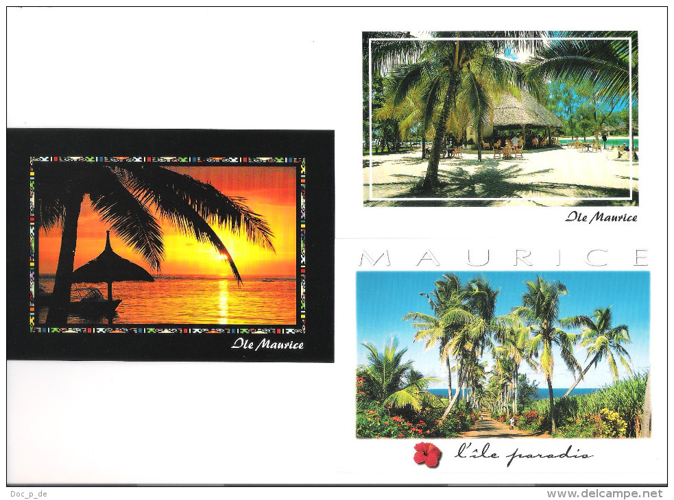 Mauritius - Ile Maurice - 3 Cards - Mauritius