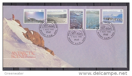 AAT 1985 Scenes 5v FDC Ca Sydney 7 Aug. 1985 (F3166) - FDC