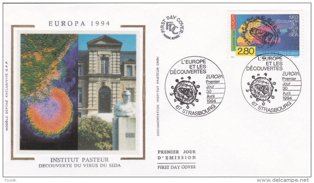 France FDC: 1994 Europa CEPT  (G69-40) - 1994