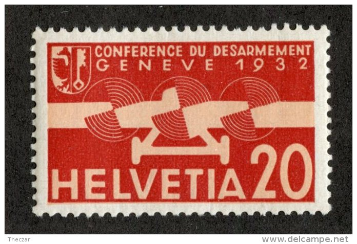 6041  Swiss 1932  Michel #257 **  Cat. €4.- Offers Welcome! - Neufs