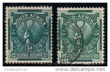 SOUTH AFRICA UNION  1943 Used  Coil Stamp(s) 1/2d  Nr.104  #12262 Loose Stamps - Used Stamps