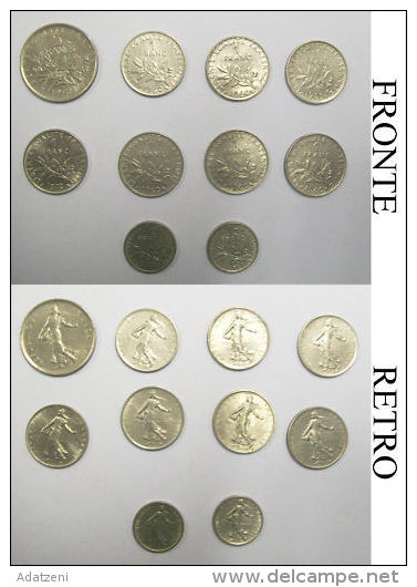 B Monete Coin Coins Francia France Franchi 10 Monete - Altri & Non Classificati