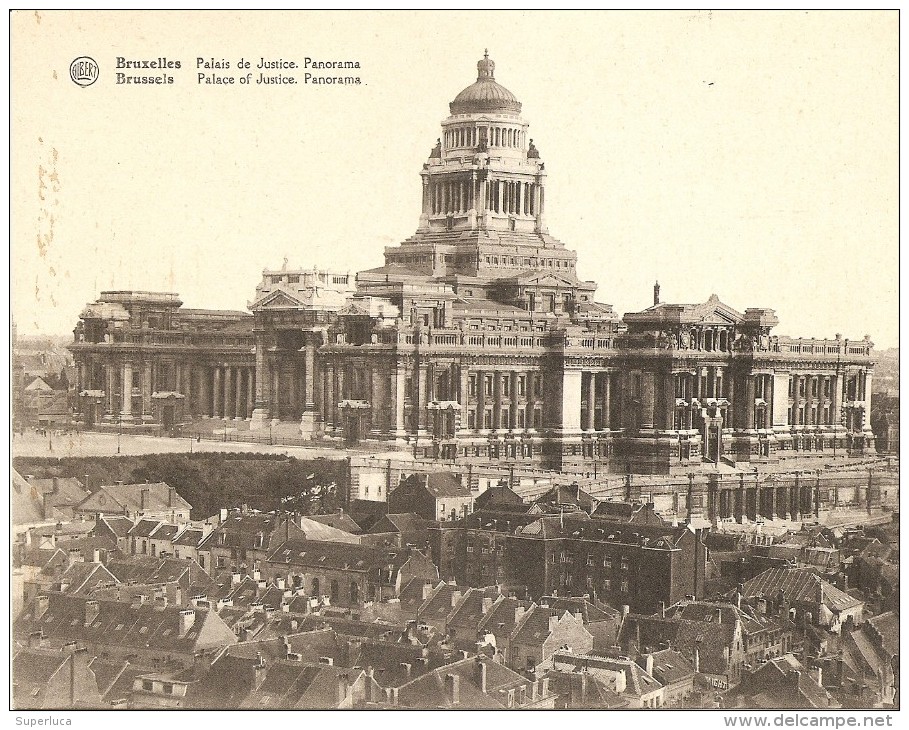 Q-BRUXELLES-PALAIS DE JUSTICE.PANORAMA18X14 - Viste Panoramiche, Panorama