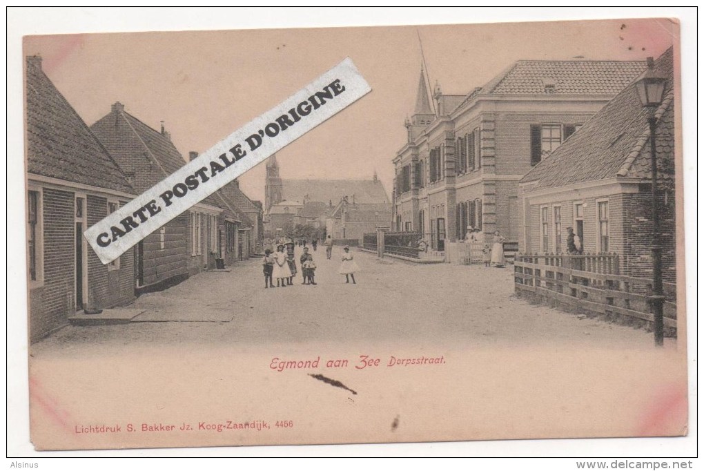 NEDERLAND - EGMOND AAN ZEE - DORPSSTRAAT - Egmond Aan Zee