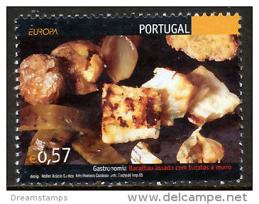 !										■■■■■ds■■ Portugal 2005 AF#3229 Europe Gastronomy Bacalhau Potates Food Nice Stamp VFU (k0102) - Usati