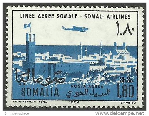 SOMALIA - 1964 Somali Airlines (Mogadishu) 1s80 MNH **        SG 419  Sc C98 - Somalia (1960-...)