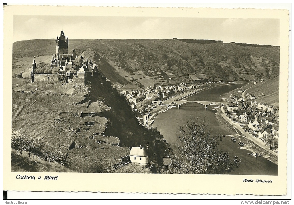 GERMANIA  RHEINLAND-PFALZ  COCHEM AN DER MOSEL  Panorama Mit Schloss - Cochem