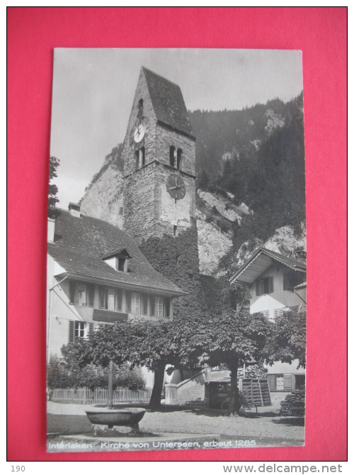 Interlaken Kirche Von Unterseen,erbaut 1285 - Unterseen