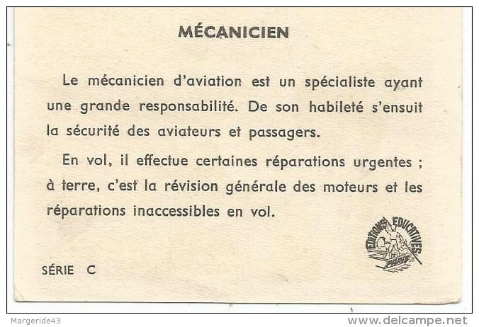 CHROMOS LES METIERS - MECANICIEN. - Andere & Zonder Classificatie