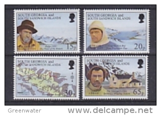 South Georgia 1996 Shackleton's Trek 4v ** Mnh (20626) - Georgias Del Sur (Islas)