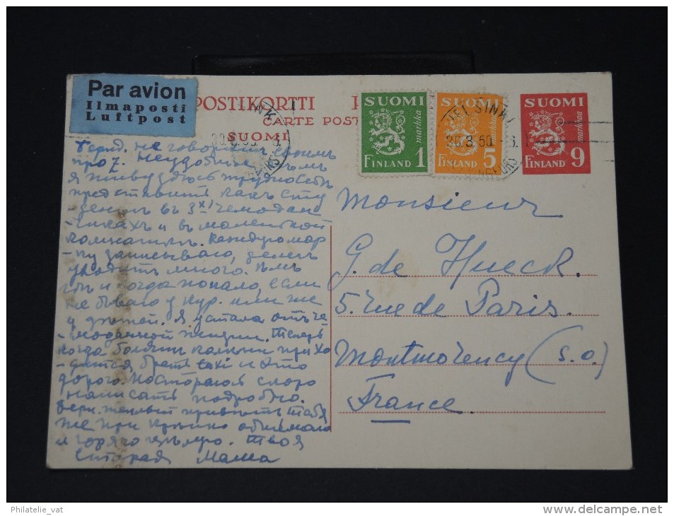 FINLANDE - Lettre Pour La France Par Avion - Détaillons Collection -  Lot N° 5418 - Lettres & Documents