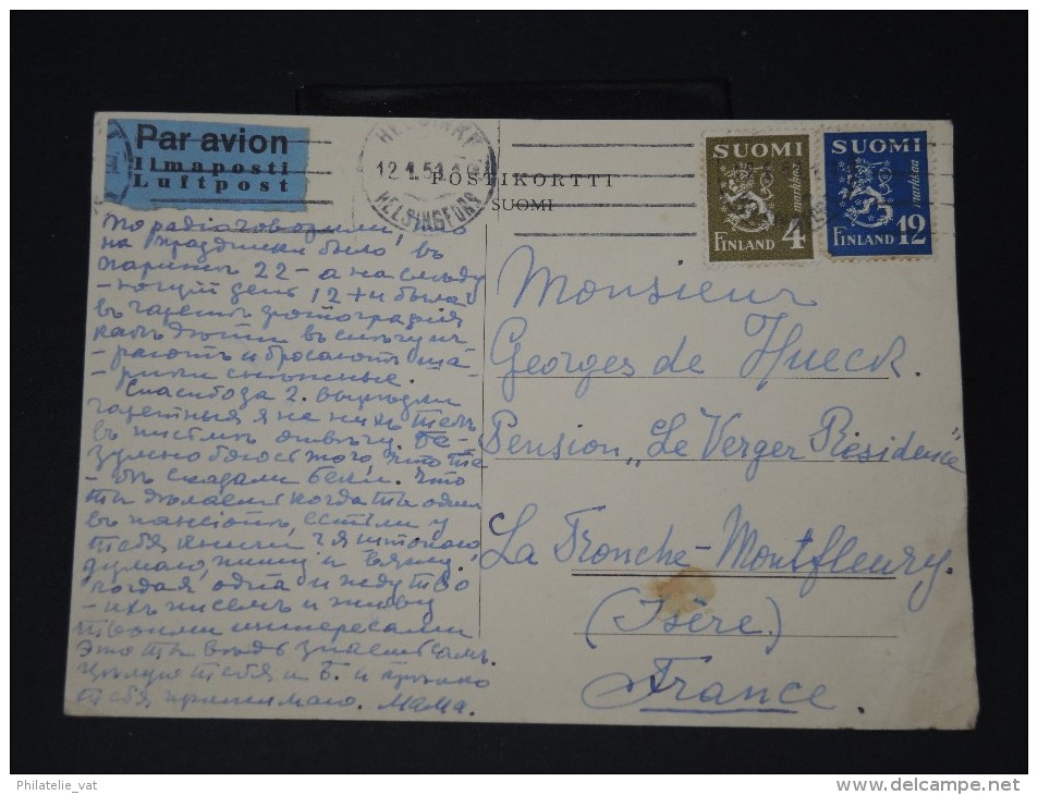 FINLANDE - Lettre Pour La France Par Avion - Détaillons Collection -  Lot N° 5422 - Brieven En Documenten