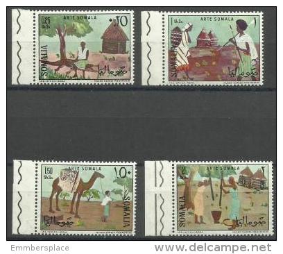 SOMALIA - 1966 Garesa Museum Paintings Set Of 4 MNH **        SG 444-7  Sc 295-8 - Somalia (1960-...)