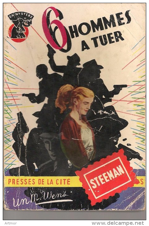 UN MYSTERE N° 290 - 1956 - STEEMAN - 6 HOMMES A TUER - Presses De La Cité