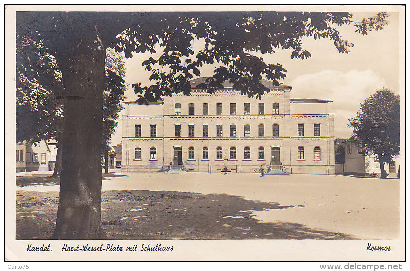 Allemagne - Kandel -  Horst Wessel Platz Mit Schulhaus - Ecole - Kandel