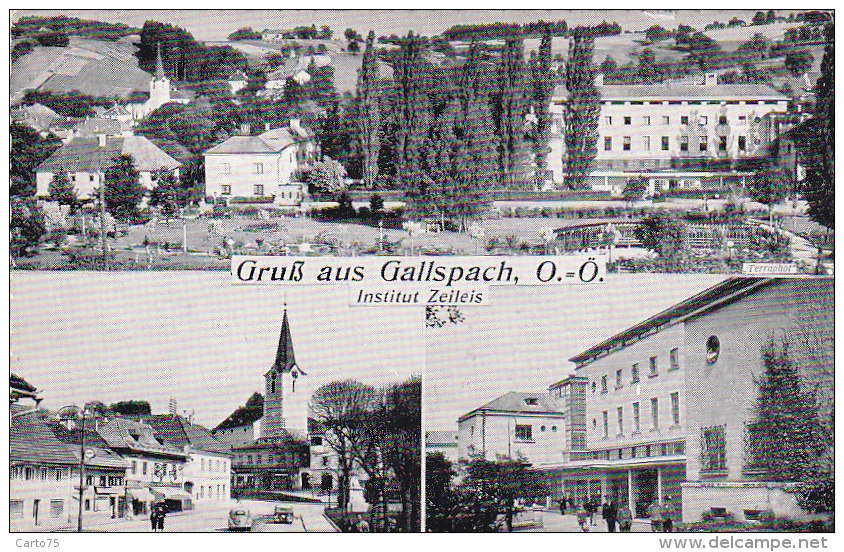 Autriche - Gruss Aus Gallspach - Institut Zeileis- Postmarked 1962 - Gallspach