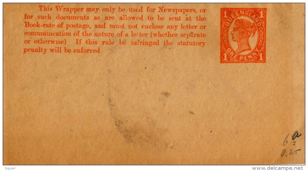 Wrapper,One Penny, Red - Mint Stamps