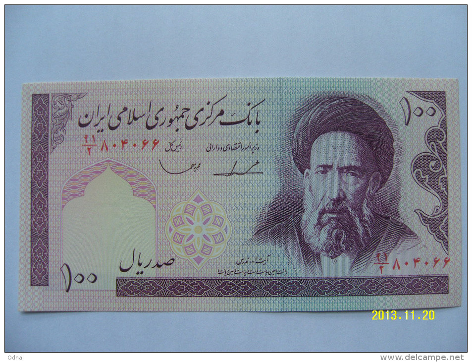 BANCONOTE   IRAN  100  RIALS    FIOR DI STAMPA - Iran