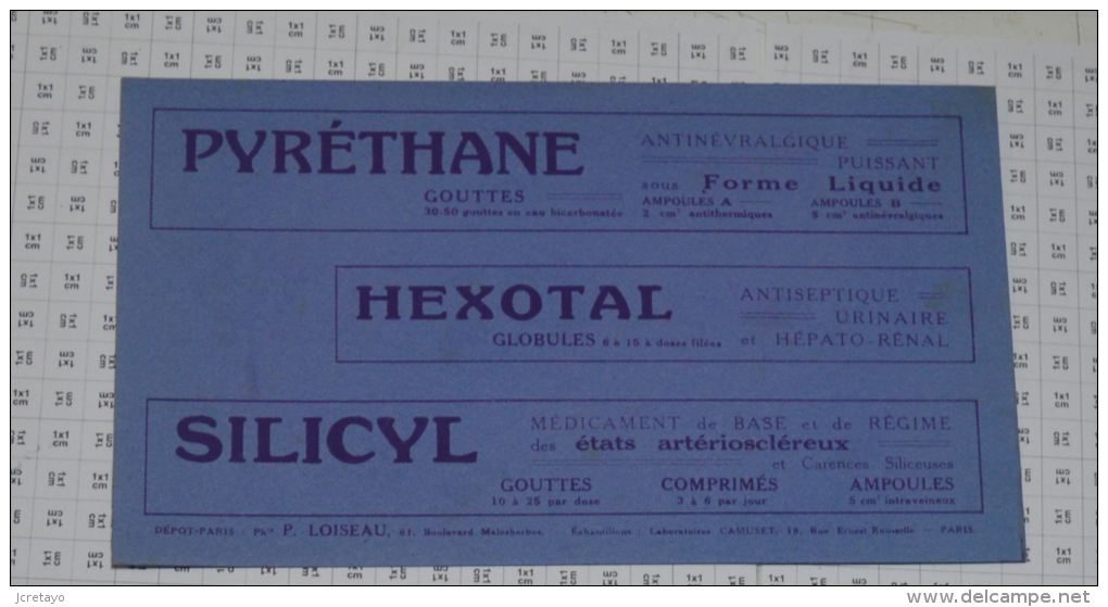 Pharmacie : Pyrethane Hexotal Silicyl - Autres & Non Classés