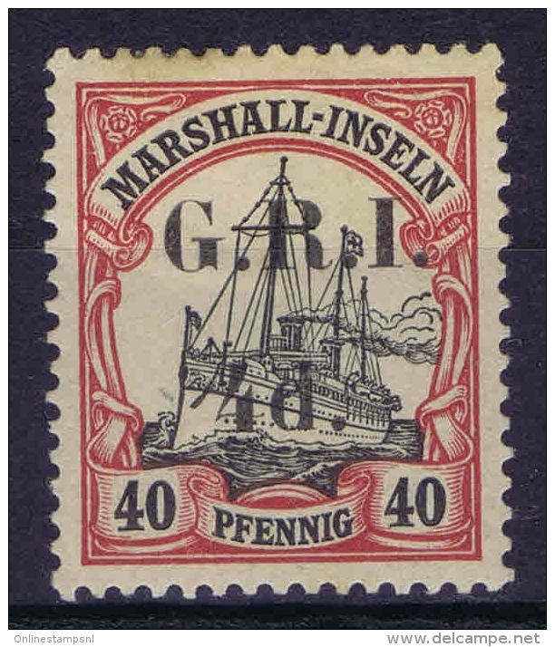 DR Marshall-Inseln:  Britische Besetzung GRI / G.R.I. Mi Nr  7 II     5 Mm  MH/*   Cat Value 1800 Euro - Marshall-Inseln