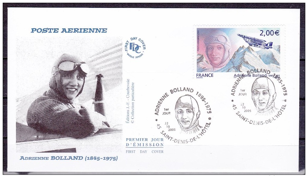 FRANCE 2005  FDC   ENVELOPPE  ADRIENNE ROLAND PA - 2000-2009