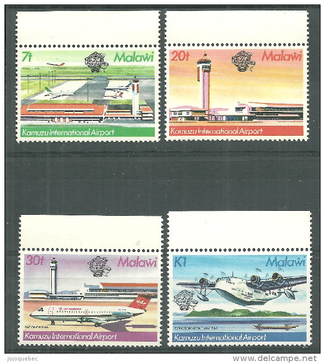 Malawi Neufs Sans Charniére, MINT NEVER HINGED, KAMUZU INTERNATIONAL AIRPORT - Malawi (1964-...)