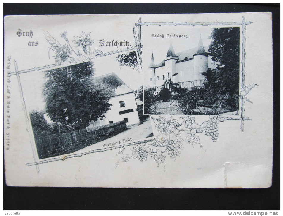 AK FERSCHNITZ B.Amstetten Gasthaus  Ca.1900  // D*15700 - Amstetten