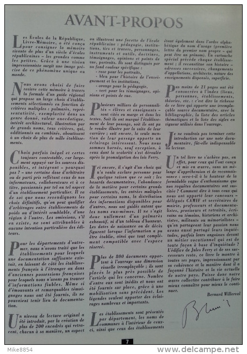 205 LES ECOLES DE LA REPUBLIQUE Une certaine idée de l'école + 1000 ets + 3000 personnalités, élèves, ..+ 800 documents