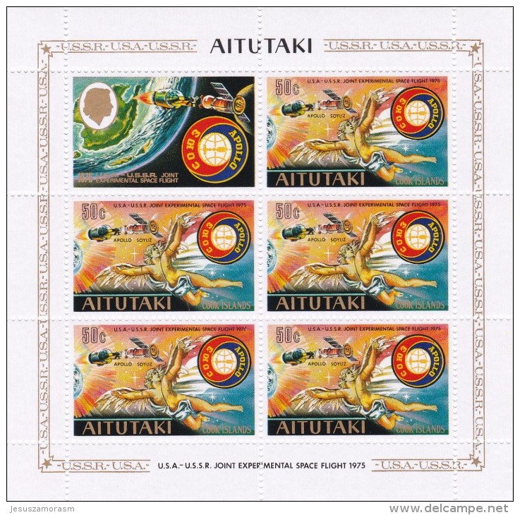 Aitutaki Nº 134 Al 135 En Minipliegos De 5 Series - Aitutaki