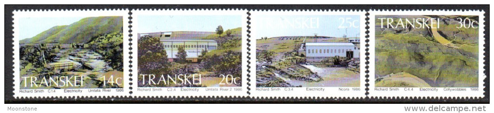 Transkei 1986 Hydro-electric Power Set Of 4, MNH - Transkei